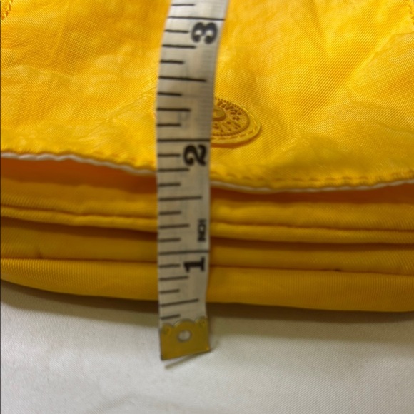 Kipling Yellow Crossbody Bag with signature monkey keychain - Picture 8 of 12